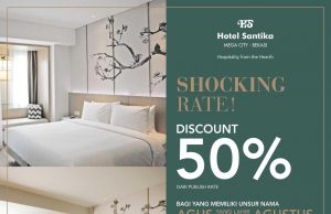 Nama Agus dapat Diskon 50 Persen di Hotel Santika Mega City Bekasi