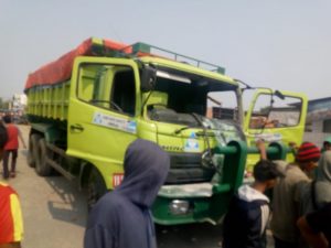Kecelakaan Libatkan Truk Tanah di Babelan, Begini Kronologinya