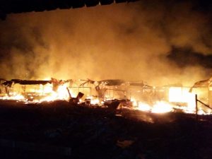 Breakingnews: Pasar Rawakalong Mengalami Kebakaran