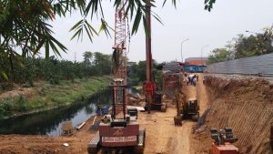 Perbaikan Tanggul Kali Bekasi Berlanjut di Tahun 2020