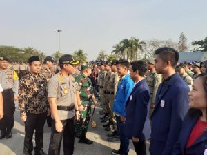 Menjelang Pelantikan Presiden, 1400 Personil Gabungan Jaga Kabupaten Bekasi