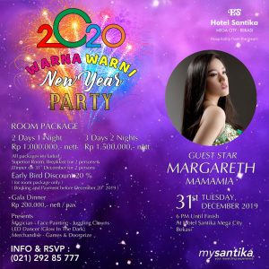 Celebrate New Year Eve Party at Santika Mega City Bekasi!