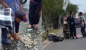 Akhir Cerita Satpam Harapan Indah Tabrak Gerobak Bakso Saat Penertiban PKL