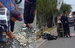 Akhir Cerita Satpam Harapan Indah Tabrak Gerobak Bakso Saat Penertiban PKL