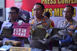 Narapidana Kendalikan Peredaran Ganja 200 Kg di Bekasi