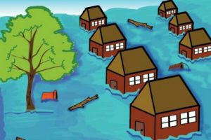 Sekolah Dasar di Babelan Masih Tergenang Banjir