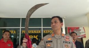 Geng Motor ‘Ciduk’ Bawa Celurit Besar Diciduk Polisi