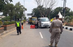 Masuk Pertengahan Puasa, Penjagaan Pemudik di Bekasi Dipertebal