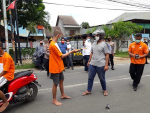 Reka Adegan Geng Akatsuki Membegal di Teluk Pucung