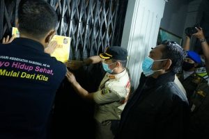 Satgas Covid 19 Segel Tempat Hiburan Malam di Cikarang Barat