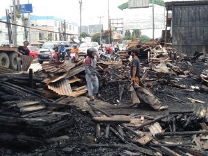 Kondisi Terkini Kebakaran di Lapak Palet Sasak Jarang