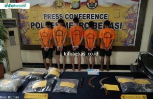 Pelaku Tawuran di Kampung Buwek Tambun Dibekuk Polisi