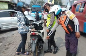 Sembilan Sepeda Motor dengan Knalpot Bising Terjaring Razia