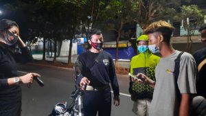 Tim Patriot Kejar-kejaran dengan Pebalap Liar di Bintara