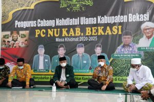 Silaturahim ke PCNU Kabupaten Bekasi, Syaikhu Disebut Berdarah NU