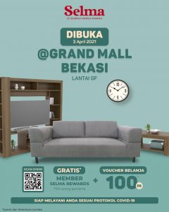 Selma Indonesia Resmi Buka di Grand Mall Bekasi