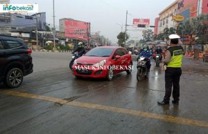 Patroli di Jalur Mudik Sudah Dimulai di Bekasi