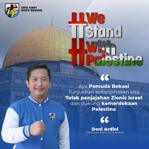 Sekretaris KNPI Kota Bekasi Deni Ardini: Pemuda harus Tolak Penjajahan Zionis Israel terhadap Palestina