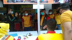 8.000 Orang Selesai Divaksin dalam 2 Jam di Stadion Patriot