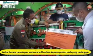 Restoran di Cikarang Disegel di Hari Pertama PPKM Darurat
