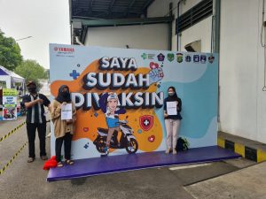 Yamaha Gelar Vaksin Gratis dan Bagi-bagi Voucher Rp 500 Ribu
