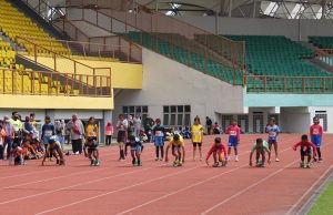 Atlet Atletik Kabupaten Bekasi Bersiap Hadapi BK Porprov