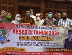 Daradjat Kardono Realisasikan Aspirasi Masyarakat di Jatiasih dan Jatisampurna