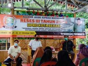 Bambang Purwanto Tampung Aspirasi Perbaikan Infrastrukur Hingga Sengketa Fasos