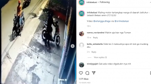 Pencurian Motor di Bekasi: Tertangkap CCTV Lalu Tertangkap Massa
