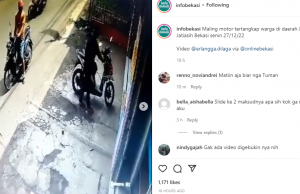 Pencurian Motor di Bekasi: Tertangkap CCTV Lalu Tertangkap Massa