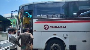 5.035 Orang Tinggalkan Bekasi Menjelang Natal Via Terminal Bekasi
