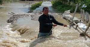 Sungai Citarum Meluap, Pemukiman Warga Muaragembong Bekasi Terendam