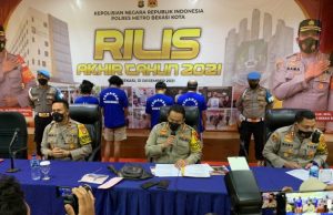 Lima Maling Motor Sudah Tertangkap di Kota Bekasi