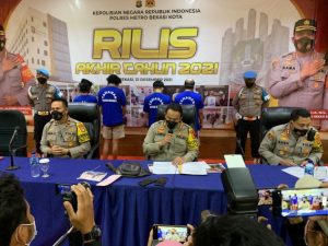 Lima Maling Motor Sudah Tertangkap di Kota Bekasi