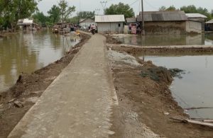 650 Meter Jalan Penghubung Antar Dusun di Pesisir Kabupaten Bekasi Diperbaiki