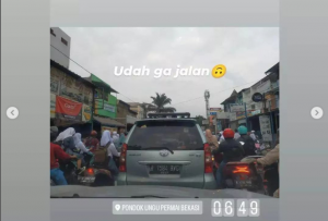Titik Kemacetan di Bekasi Senin Pagi