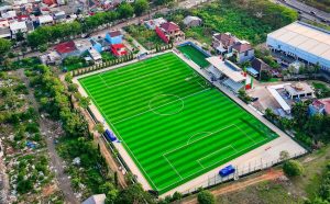 Kelas! Lapangan Stadion Mini Muda Jaya Bekasi