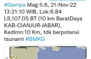 Gempa Cianjur, Warga Bekasi Panik Keluar Rumah