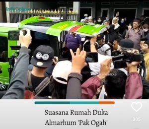 Pak Ogah Dimakamkan di TPU Jatisari 1