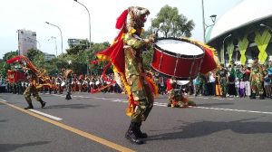 Canka Tajimalela Hibur Masyarakat di CFD Kota Bekasi