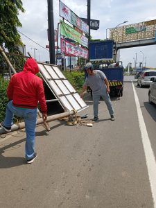 Tiang RPPJ Roboh, Dishub Kota Bekasi Lakukan Evaluasi