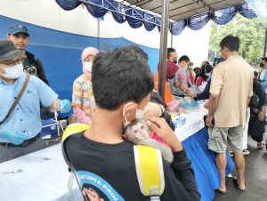 Vaksinasi Rabies, DKPPP Kota Bekasi Catat 281 Hewan Sudah Divaksin