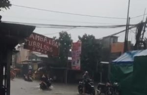 Diguyur Hujan, Akses Jalan Pangkalan Daong Terendam Banjir