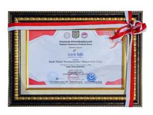bank bjb Raih Penghargaan Sebagai Bank Peduli Perekonomian Masyarakat Desa di Indonesia