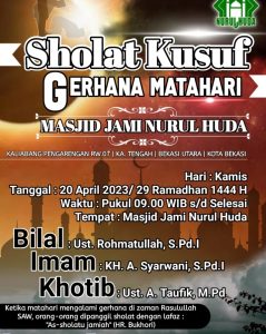 Jelang Idul Fitri, Ada Fenomena Gerhana Matahari