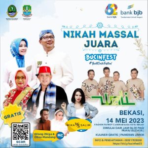 Wargi Jabar Bisa Nikah Tanpa Modal di Bucinfest 2023