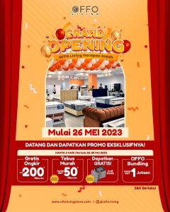 Grand Opening Offo Living Harapan Indah Banjir Hadiah