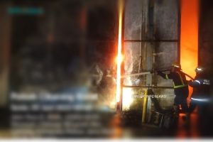 Jelang Tengah Malam, Gudang PT di Cibitung Dilalap Si Jago Merah
