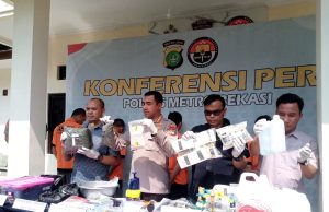 Polisi Ungkap Produksi Ganja Sintetis Senilai Rp 1,9 M di Bekasi