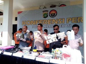 Polisi Ungkap Produksi Ganja Sintetis Senilai Rp 1,9 M di Bekasi
